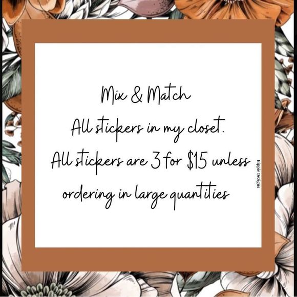 Go Smudge Yourself Glossy Sticker Mix & Match 3 for $15 - Picture 2 of 4